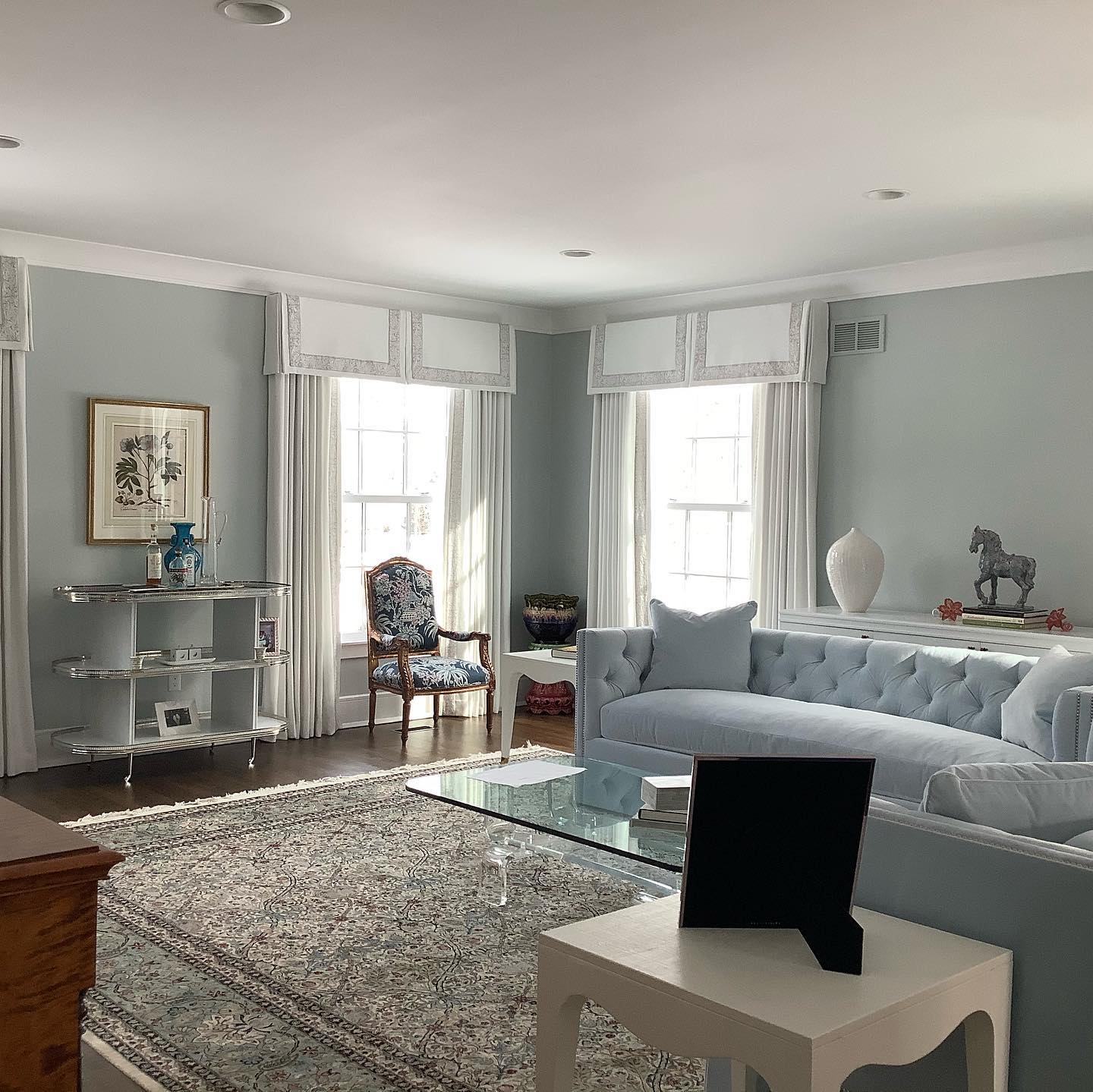 Drapery panels — custom work by Denise Canney